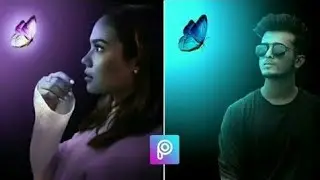 PicsArt Butterfly Glowing Effect | PicsArt Editing Tutorial | PicsArt Dark Tone Effect