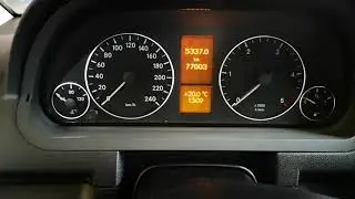 MERCEDES CLASSE A W169 - RESET SPIA SERVICE E MANUTENZIONE