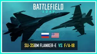 BATTLEFIELD 2042 'F/A-18 vs SU-35BM Flanker-E' GAMEPLAY | Stealthy & Lethal - Who dominates the air?