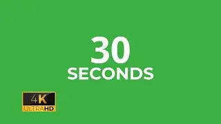 30 Seconds Plain Green Screen | Chroma Relax 
