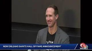 New Orleans Saints Hall of Fame announcement