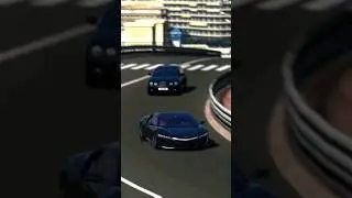 Honda/Acura NSX cruising on the  Côte d'Azur