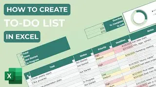 How to make a To-Do List in Excel | Step-by-Step Tutorial