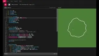 [p5js] Interactive Sphere (2nd trial in 2D)