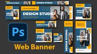 Web Banner Design in Photoshop