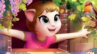 My Talking Angela Great Makeover My Talking Tom Episode Full Game for Children HD