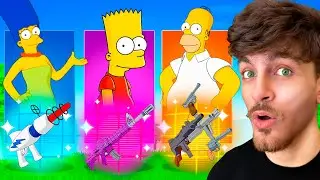OS *SIMPSONS* ESCOLHEM MEU LOOT NO FORTNITE!