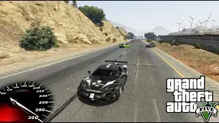 НОВАЯ ТАЧКА ЕДЕТ 300+ КМ/Ч В GTA V