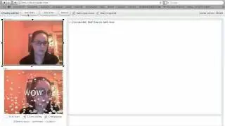 messing around with people on chatroulette.com
