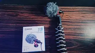 Boya By MM1 Mic Wind Test in TOOFAN !