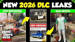 ALL Upcoming 2026 GTA 5 Online DLC Leaks! (New Businesses, New Cars, New Outfits & More)