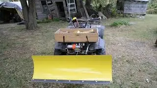 mount for snow plow, Redneck engineered mount.