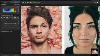 PhotoDirector Tips 2019  - Fun! Trick to Change Eye Color using Spot Remover Tool