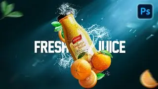 Advertising design product manipulation in Photoshop ✅🔥Full tutorial