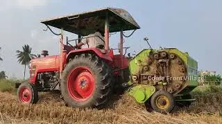 Tractor with barler | Mahindra yuvo 575 di tractor | Mahindra tractor power | CFV