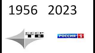 Ewolucja loga Rossiya 1  🇷🇺 1956-2023
