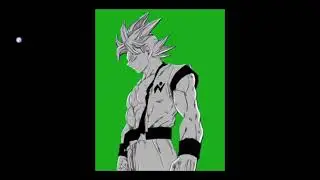 Goku Green Screen Manga Animation (again)(not mine)