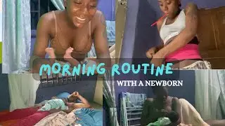 OUR REALISTIC MORNING ROUTINE WITH A NEWBORN