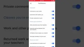 Google Classroom Email Notifications (Phone)