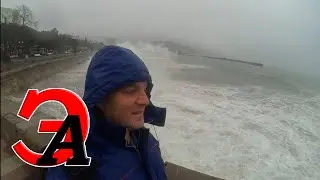 Don't come to Yalta! #79. Storm in Yalta on February 11, 2020. Bad weather and snow in Yalta!