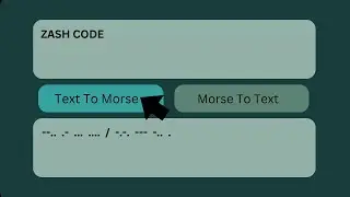 Creating a Morse Code Translator Using HTML, CSS and JavaScript.
