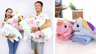 Игрушка подушка плед Eдинорог 🦄