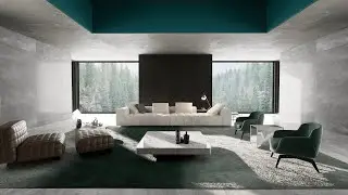 Creating the furniture showroom in DreamFlat. Inspired by Minotti.