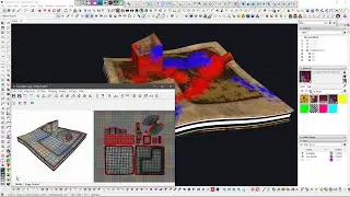 Sketchup quad model to Substance UDIM using Wrapr