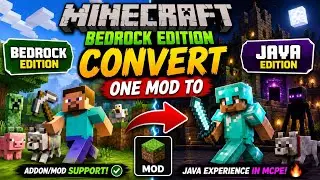 How to Convert Bedrock to Java Edition in MCPE! 🔄🔥 (Full Tutorial 2026) 📱💻