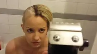 Headshaving girl!