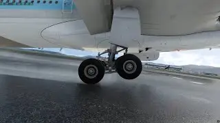 X-Plane 12, Default Airbus A330-300's Landing Gear