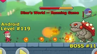 Level 119 | Boss #11 | Dino's World — Running Game | Without Dying | 3-star | Android