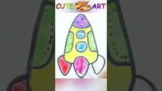 Rocket drawing #shorts #howto
