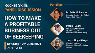 🔴 LIVE: [7PM, 12th June]: How to make a profitable business out of Beekeping?