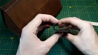 Формовка деталей из кожи на колодке. Пример работы с колодкой. Leather working tool.