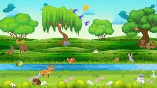 Animals forest wildlife || Canva Premium Characters Animation Video
