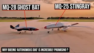 #MQ25Stingray &  #MQ28GhostBat - AI enabled drones to take centerstage !