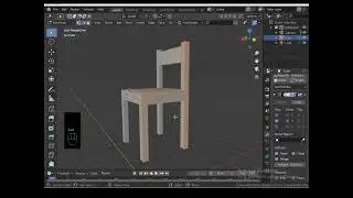 Kutengeneza kiti kwa blender 3D
