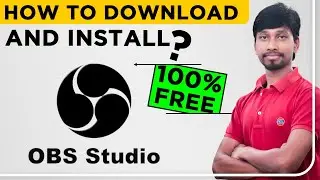 How To Download and Install OBS Studio Free Screen Recorder For Computer [Hindi]