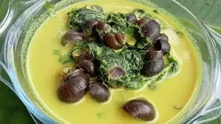 Gulai Lemak Kuning Siput Sedut || Masak Lemak Keong Sawah, Tutut Sangat Mudah