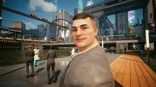 Thai Chi with NPC in Night City part 2 - a Cyberpunk 2077 Ambience 4k