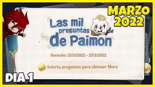 🤨💱Las Mil Preguntas de Paimon 1 (Marzo 2022)💱🤨| Genshin Impact