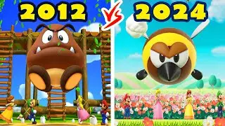 Super Mario Party Jamboree vs Mario Party Series - Boss Minigames - Mario vs Peach vs Luigi vs Daisy
