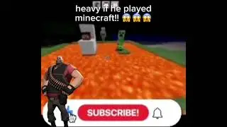Heavy TF2 if he played Minecraft 😲🤯😱