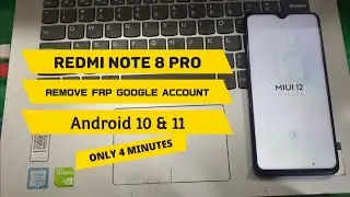 BYPASS FRP REDMI NOTE 8 PRO ANDROID 10