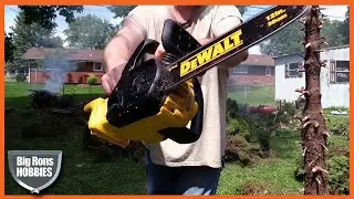 Unbox and test run the DeWalt 20V Max XR Dccs620B chainsaw