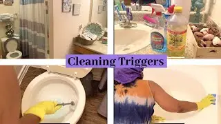 ASMR No Talking Restroom Cleaning🧹 Intense Scrubbing Sounds 🧼