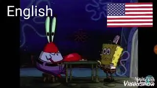 MR KRABS I WANNA GO TO BED in 7 different language (remake)