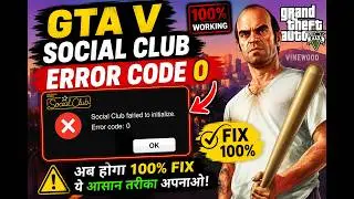 GTA 5 Social Club Error Code 0 Fix (2026) | 100% Working Solution | Hindi