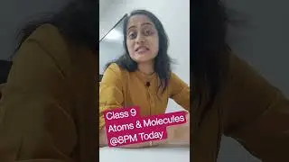 Class 9 Science Atoms and Molecules Coming up Today at 8 PM #freehaiparbesthai #shorts